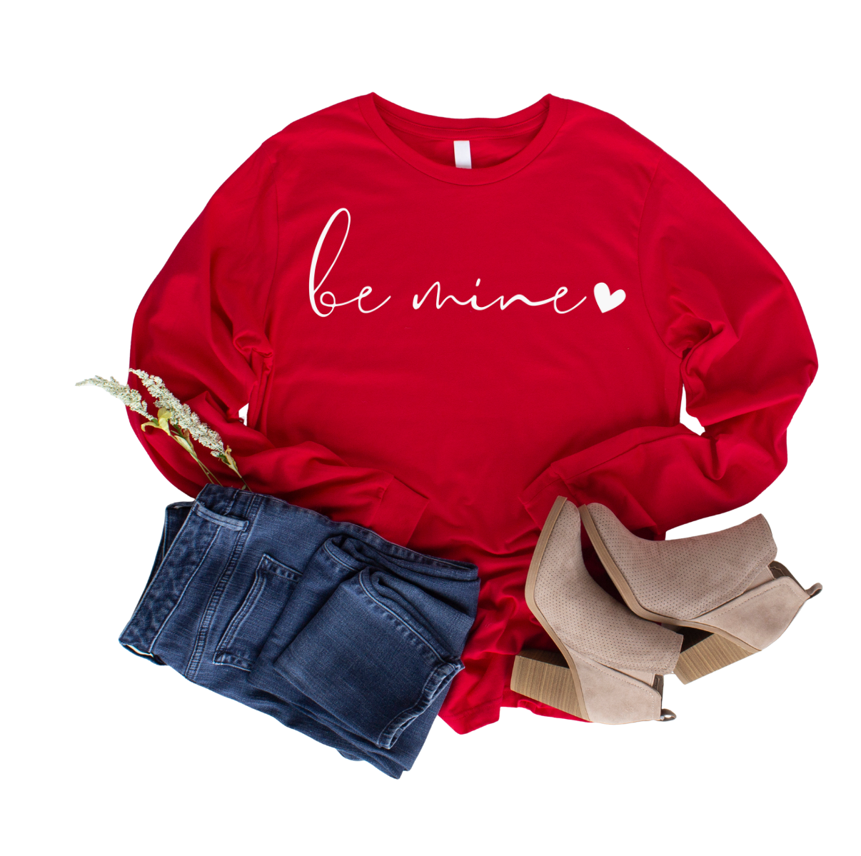 Valentines Be Mine Women Sweatshirt