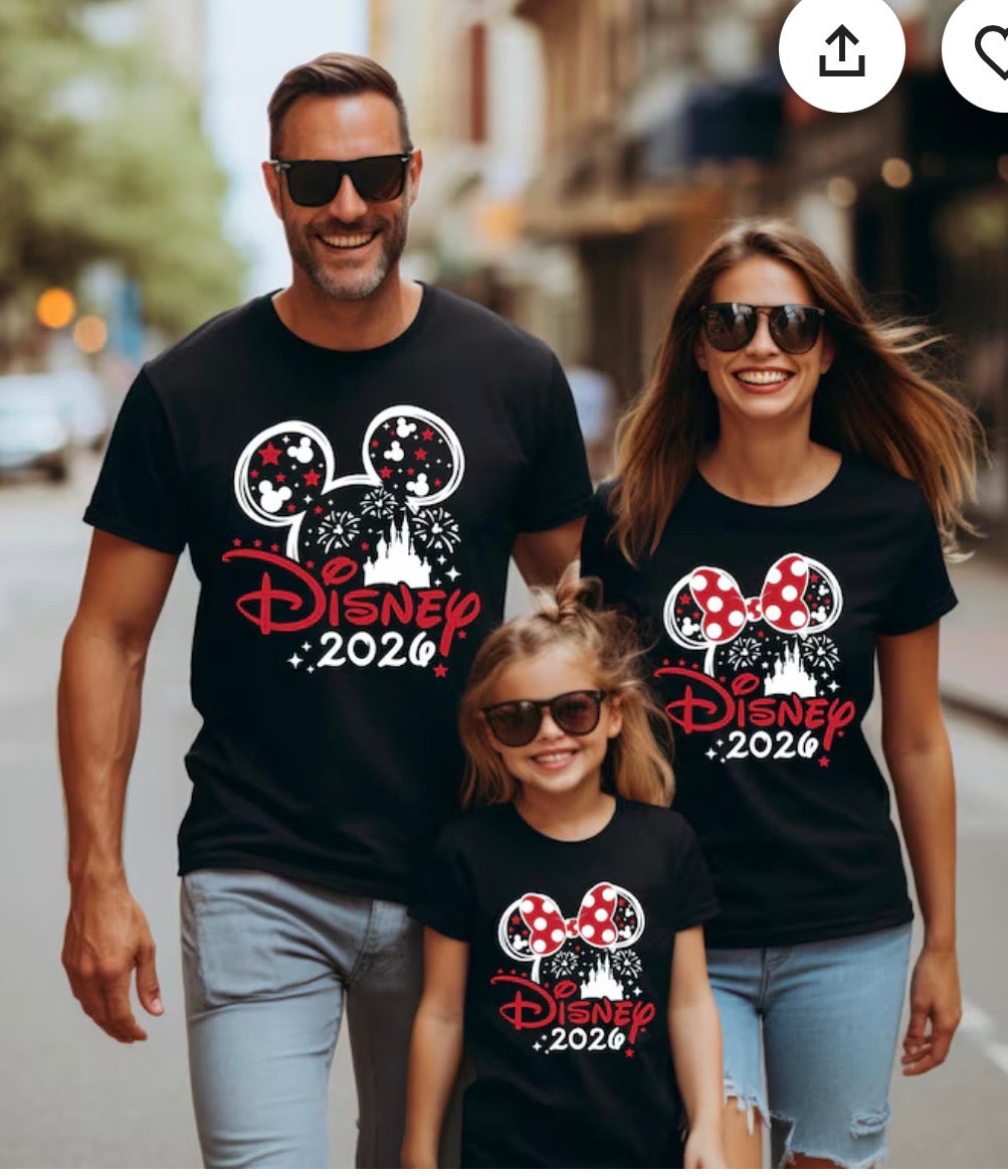 Disney 2026 Family T-Shirts