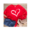 Valentines Heart Women Sweatshirt